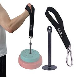 Arm Worstelen Training Riem met Laden Pin Hand Grip Arm Vinger Onderarm Oefenaar Versterker voor Kabel Machine en Vrij Gewicht