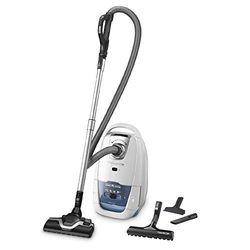 ROWENTA Aspirateur avec sac Silence Force Parquet Aspirapolvere con Sacchetto Silenzioso Performante capacità XL 4,5L Accessori per La Casa RO7747EA, Faux Leather, Black, 450 W, 64 decibeles