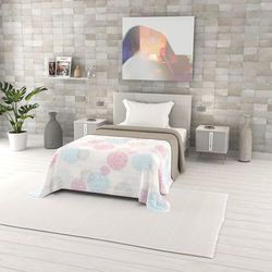 bedrukte zomer quilt "FANTASY", polyester vulling, 220x270cm, Molecole