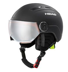 HEAD Casque de Ski Mojo/Maja Visor Skihelm Jeunesse Unisexe, Noir, XS/S