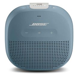 Bose SoundLink Micro Bluetooth-högtalare: Liten, bärbar, vattentät högtalare med mikrofon, Stone Blue