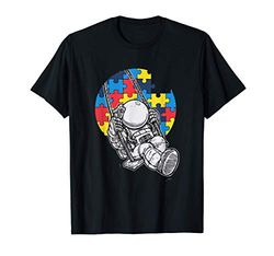 Astronaut Puzzle Autistic Autism Awareness Camiseta