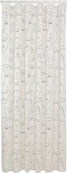 Sealskin Mind Rideau de douche 180x200 cm PEVA Noir / Blanc