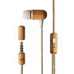 Energy Sistem Earphones Eco (Mini jack, In-ear, Sustainable wood, Hemp cable, Mic, Control Talk) Legno di Ciliegio, medio