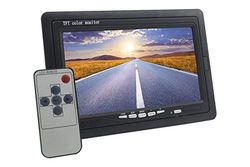 TEMPO DI SALDI Monitor LCD 7.0 Pollici Auto Con Telecomando 2 Ingressi AV Per Videosorveglianza