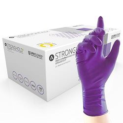 Unigloves Paragon+ Advanced GL0001, taille 7/S, gants en nitrile avec poignets longs violet, 100 gants