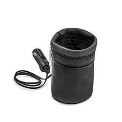 hauck Feed Me aquece biberões portátil para carro, garrafa térmica para babetes com carregador para isqueiro carro alim. 12 V, 10 x 12 cm, cinzento
