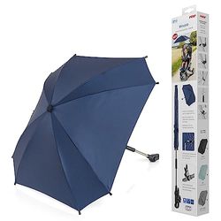 reer ShineSafe Parasol voor kinderwagen, universeel bruikbaar, draai- en kantelbaar, blauw