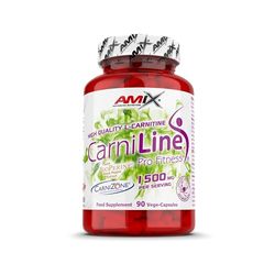 AMIX - Suplemento alimentar: Carniline Pro Fitness 1500 - formato de 90 cápsulas - ativa o metabolismo e ajuda a melhorar o desempenho - nutrição desportiva