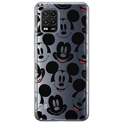 ERT GROUP mobiltelefonfodral för Xiaomi MI 10 LITE originalt och officiellt licensierat Disney mönster Mickey 018 optimalt anpassad till formen på mobiltelefonen, gedeeltelijk transparant