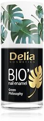 Delia Cosmetics - Vernis à ongles Bio Green - Adapté aux végétaliens - Couvrance et brillance parfaites - Application facile et rapide - Ingrédients naturels - Couleur longue durée jusqu'à 6 jours