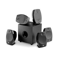 Focal SIBEVO5.1 - Confezione di altoparlanti per casa, 200 W, colore: Nero