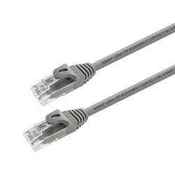 Cable de Red - latiguillo rj45 lszh Cat.6a, 500 MHz, utp, awg24, Gris, 25 cm, Ideal para Conexiones rápidas y duraderas.