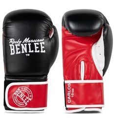 BENLEE Rocky Marciano Carlos boxningshandskar, unisex, CARLOS, svart/röd/vit, 8 oz