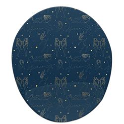 Questo Casa, Tappetino per Mouse Ergonomico, Tappetino per Mouse con Supporto Polso, Poggiapolsi, Base Antiscivolo, Stampa Digitale, per Ufficio e Casa, Dimensioni: 20x23 Cm