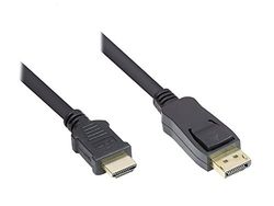 Good Connections aansluitkabel mini display zwart DisplayPort op HDMI. 5 m zwart