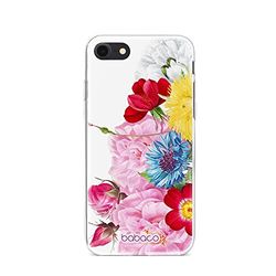 ERT GROUP mobiltelefonfodral för Iphone 7/8/ SE 2/ SE 3 originalt och officiellt licensierat Babaco mönster Flowers 056 optimalt anpassad till formen på mobiltelefonen, fodral tillverkad av TPU-plast