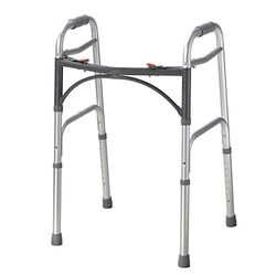 NRS Healthcare Lightweight Height Adjustable Folding Walking Frame