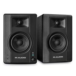 M-AUDIO BX3 BT Par 3.5" 120W Monitores de Estudio, Altavoces Autoamplificados Bluetooth para PC, para producción Musical, Juegos, Streaming, Podcast, DJ