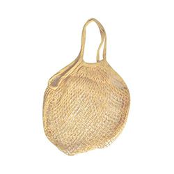 SIDEBAG 5700109 Cotone Mesh Shopping Bag 40 x 40 cm- Beige