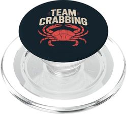 Crab Fisher Crab Team Crabbing PopSockets PopGrip for MagSafe