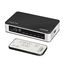 LogiLink HD0048 - HDMI Switch, 5x1 Port, 4K/60 Hz