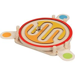 GOKI- Juego de destreza con Bolas Parcour No Aplica Juguetes para apilar y Encajar, Multicolor, Small (59977)