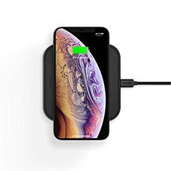 Zens Single Wireless Charger, Chargeur sans Fil de 15 W pour iPhone, AirPods, Android et appareils compatibles Qi, Adaptateur Secteur USB-C PD de 18 W (EU,UK,US) et câble USB-C de 1,5 m Inclus, Noir