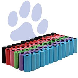 Masco-Time - Bolsas para caca de perro extra fuertes y a prueba de fugas, sin olor, bolsas para excrementos de perro tamaño 30 x 22 cm (Normales, 1080 unidades)