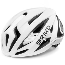 Briko Quasar Hjälm, Vuxna Unisex, Shiny White, M