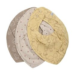 Pippi Unisex baby triangulär haklapp (förpackning med 3), Sugrör, En Storlek