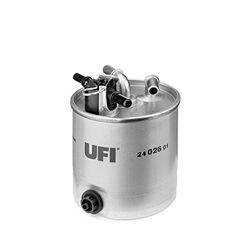 UFI Filters, Filtro Gasolio 24.026.01, Filtro Carburante Per Ricambio, Adatto Ad Auto, Applicabile Su Diversi Modelli Come Nissan E Renault