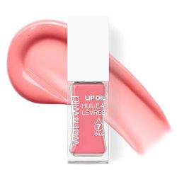 Wet n Wild Huile à Lèvres Teintée, Gloss Rose Nourrissant et Non Collant Enrichi de 7 Huiles Naturelles, Formule Légère pour un Effet Brillant Miroir, Fuzzy Pillow