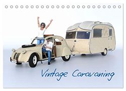 Vintage Caravaning (Tischkalender 2026 DIN A5 quer), CALVENDO Monatskalender: Never too old - im Oldtimergespann durch Südfrankreich
