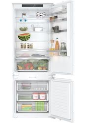 Bosch - Frigorífico combi integrable, Serie 4, NoFrost, Home Connect, VitaFresh XXL, Muy Silencioso, Cierre SoftClose, Blanco, KBN96ADD0