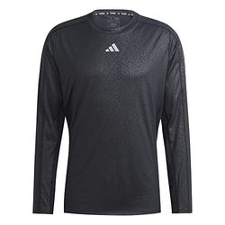 adidas M Wo PU LS Tee, Maglia Lunga Uomo, Black