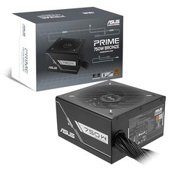 ASUS Prime 750W Bronze – Bloc d'alimentation PC (750 Watt, 80 Plus Bronze, câbles gravés, Ventilateur Double roulement à Billes, Design de Ventilateur 135 mm)