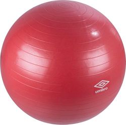 Umbro Gymnastiekbal, 75 cm, rood, pilatesbal, zwangerschapsbal, sport en revalidatie