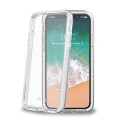 CELLY Cover in Gomma per iPhone X Colore Trasparente