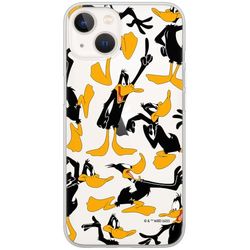 ERT GROUP mobiltelefonfodral för Iphone 13 MINI originalt och officiellt licensierat Looney Tunes mönster Duffy 002 optimalt anpassad till formen på mobiltelefonen, gedeeltelijk transparant