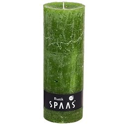 Spaas Vela rústica sem perfume 68/190 mm, ± 95 horas, verde azeitona