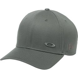 Oakley Tinfoil - Berretto con Visiera, Unisex, Tinfoil cap, Grigio Scuro, L/XL