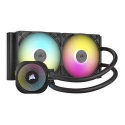 Corsair iCUE LINK TITAN 280 RX RGB Liquid CPU Cooler – 280mm AIO – 2x RX140 RGB Fans Included – Fits Intel LGA 1851/1700, AMD AM5/AM4 – iCUE LINK System Hub Included – Black