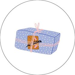Bonateks, Round Digital Printed Mouse Pad, Non-Slip Base, for Office and Home, Diameter:22cm