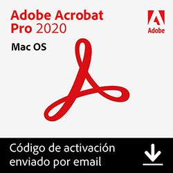 Adobe Acrobat | Pro | 1 Usuario | Mac | Código de activación Mac enviado por email