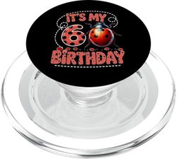 Esta mariquita es una mariquita familiar de 6 años de edad para 6 años PopSockets PopGrip para MagSafe
