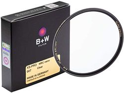 B+W skyddsfilter, genomskinligt filter (30,5 mm, MRC Nano, XS-Pro, 16 x återvunnen, smal, premium), 37 mm