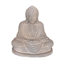 Homea 5DEJ1163 Boeddha figuur terracotta, 37 x 30 x 41 cm