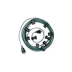 jäger DIREKT 680.2020 Illukette set, E27, 20 m with 20 mounted sockets, green, 1