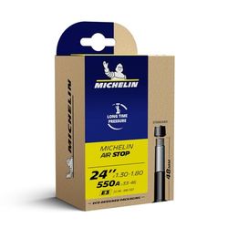 MICHELIN Câmara MTB 24 x 1,50-1,90, válvula Schrader (gorda), 34 mm, unissexo, preto, tamanho único